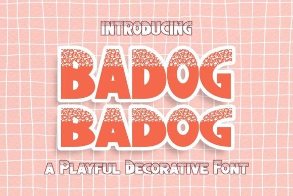 Badog Font: Bold & Vibrant