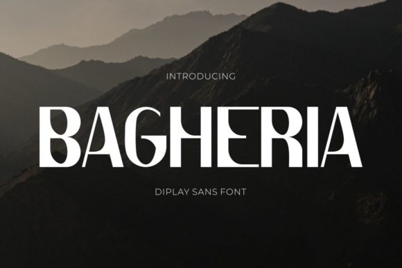 Bagheria: A Bold Font for Creative Campaigns