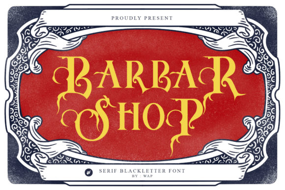 Barbar Shop: Bold Typography for Impact