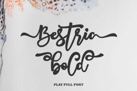 Bestric Bold: A Font for Digital Creativity