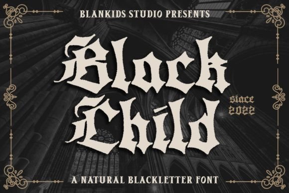 Black Child Font for Bold Campaigns