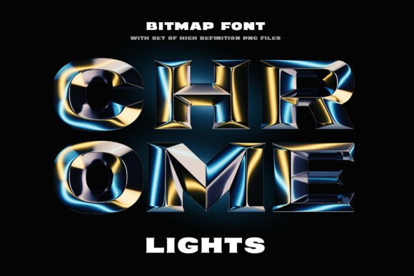 Chrome Lights: A Shiny Font for Creative Projects