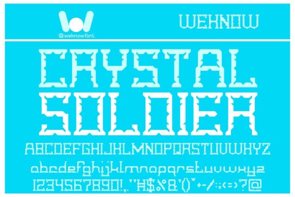 Crystal Soldier Font
