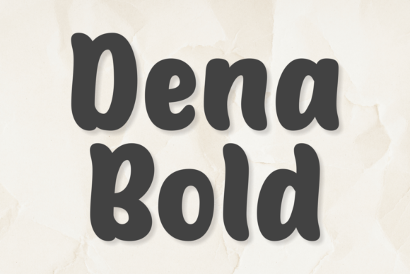 Dena Bold: A Handwritten Font for Web Design