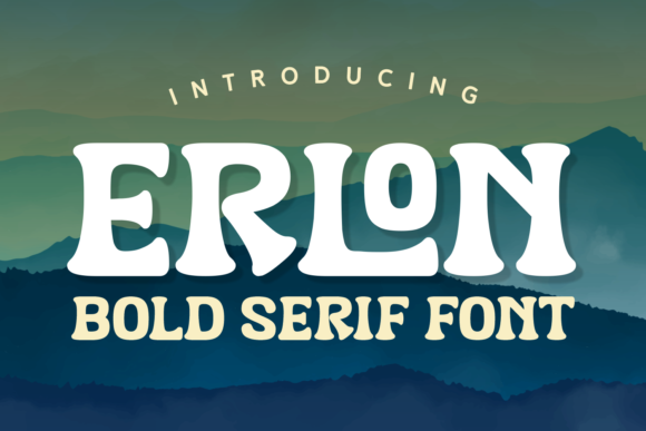 Erlon: A Bold Serif Font for Web Design