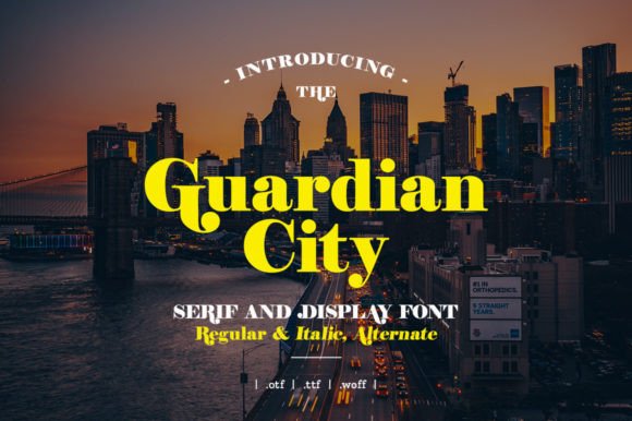 Guardian City: A Bold Serif for Web Design