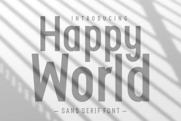 Happy World Font for Web Design