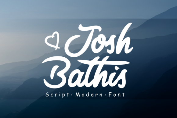 Josh Bathis Font for Creative Projects