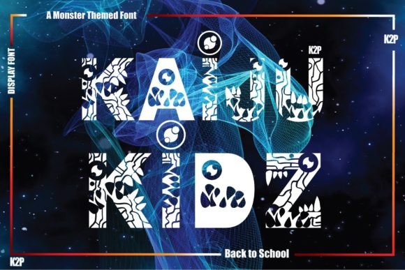 Kaiju Kidz Font for Creative Makers