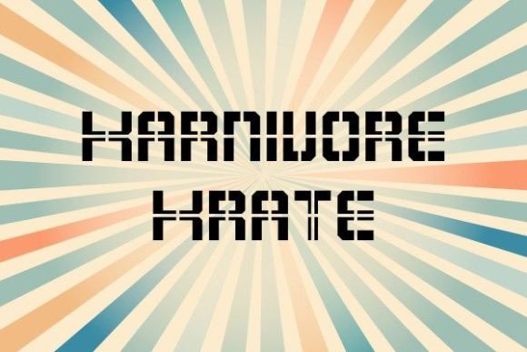 Karnivore Krate: A Bold Display Font