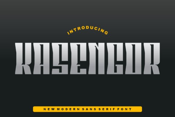 Kasengor: A Bold Sans Serif for Digital Marketing
