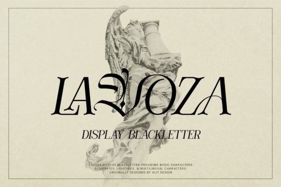Lavoza: A Bold Blackletter for Designers