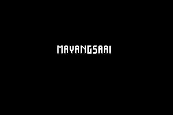 Mayangsari: A Bold Display Font for Web Design