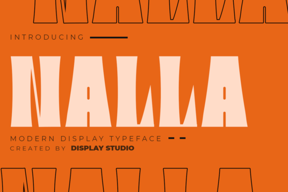 Nalla: A Bold Display Font