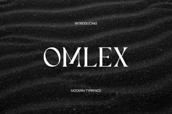 Omlex: A Bold Serif Font for Creative Branding