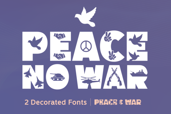 Peace No War: A Bold Font for Business