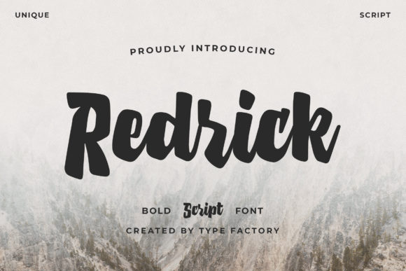 Redrick: A Bold Font for Impactful Campaigns