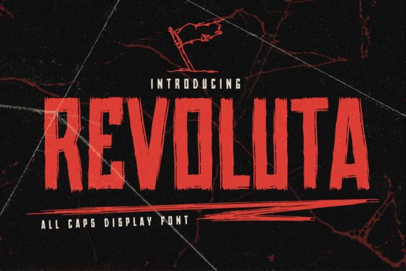 Revoluta: Bold Display Font for Craft Creators