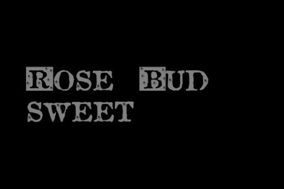 Rose Bud Sweet Font for Business