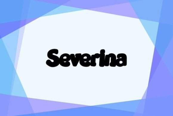 Severina: A Bold Font for Creative Makers