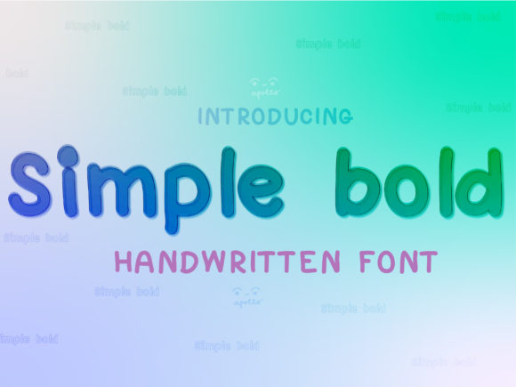 Simple Bold Text Font for Web Design