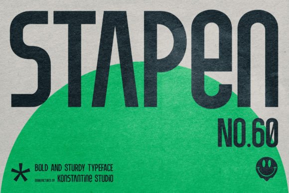 Stapen: Futuristic Font for Bold Branding