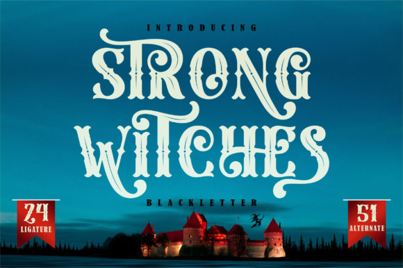 Strong Witches Font for Creative Projects