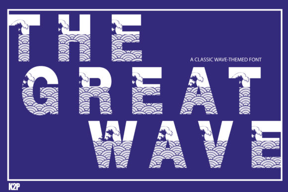 The Great Wave: A Bold Font for Impactful Campaigns