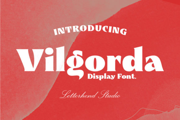 Vilgorda: A Bold Display Font for Impactful Design