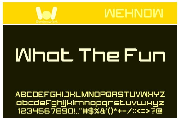 What the Fun: A Bold Display Font for Creative Brands